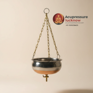 Shirodhara Pot 3 Ltr with stainless steel Chain and Brass Nozzle