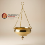 Shirodhara Pot 4 Ltr Brass with Chain and Valve